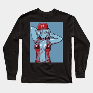 Texas, Android 18 Duotone Long Sleeve T-Shirt